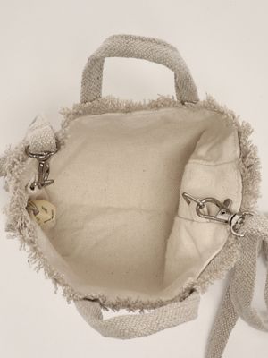 4. Women's linen phone bag Beige
