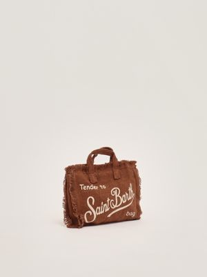 2. Women's linen phone bag Brown