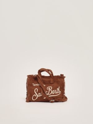 3. Women's linen phone bag Brown