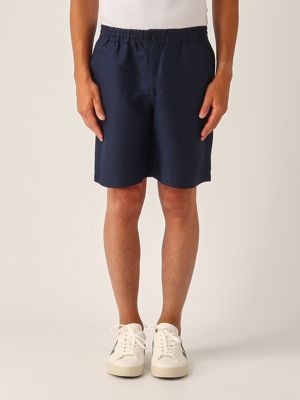 1. Linen blend shorts for men Navy