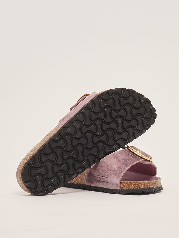 4. Madrid Big Buckle oiled leather sandals for women Lavender Birkenstock 1029300