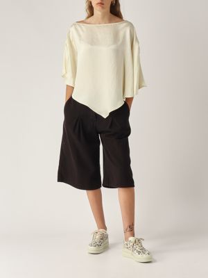 5. Blusa donna Breath in raso Beige