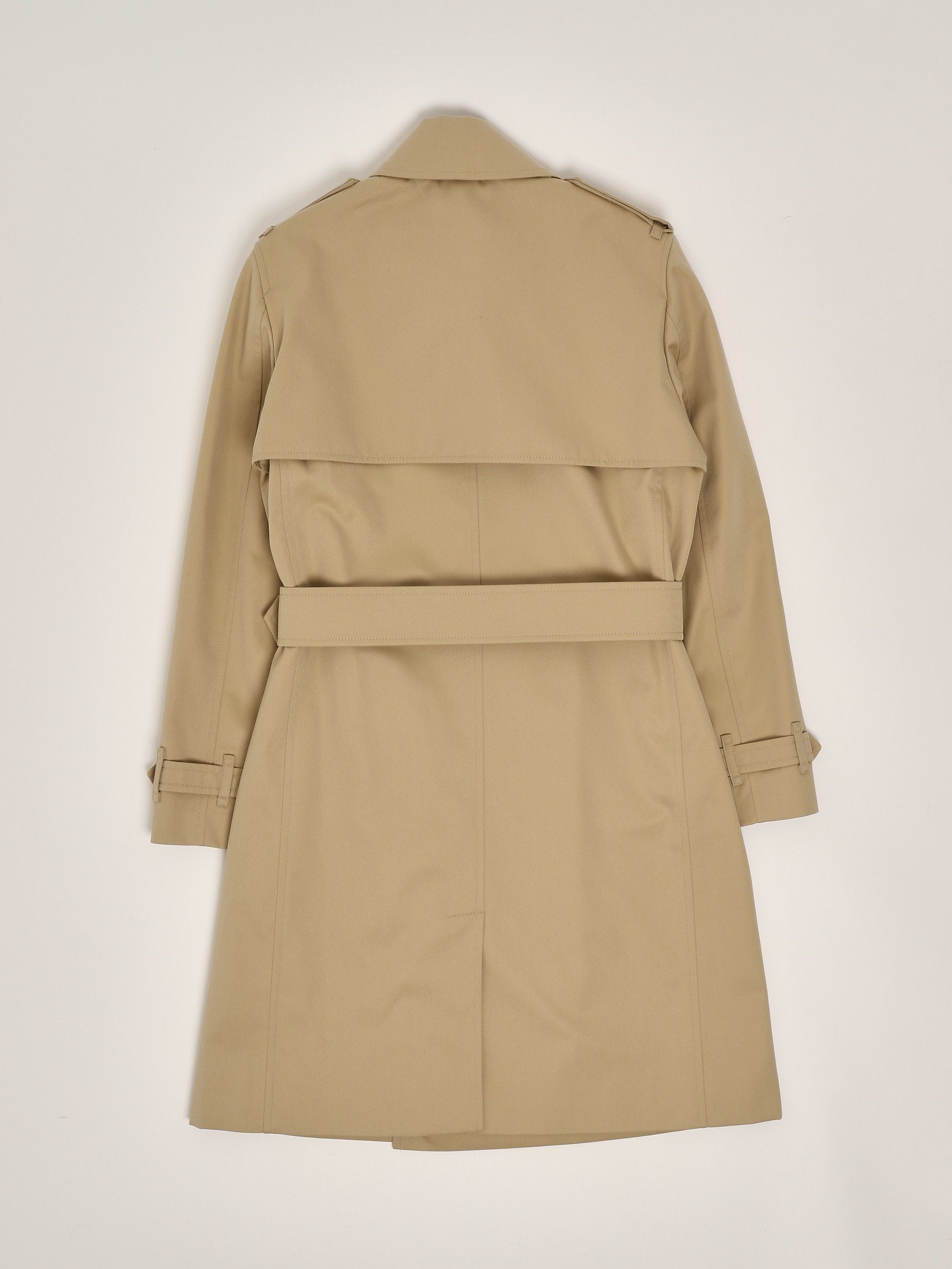 Burberry Mayfair girl's cotton trench coat 8069449 Honey