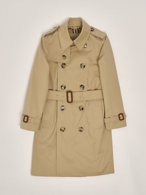Burberry Mayfair cotton trench coat for girls 8069449 Beige