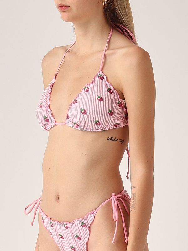 ワンピース水着 MC2 SAINT BARTH Sagittarius Fluo Color Bikini Top Rosa Sagittarius Fluo Color Bikini Top MC2 SAINT BARTH - Nugnes1920