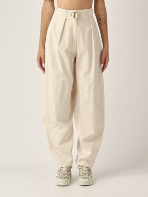 Pinko women's pants in technical viscose stretch fabric