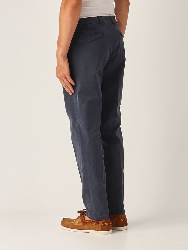 3. Pantalon en tencel et coton extensible pour homme Bleu Briglia bg21324051