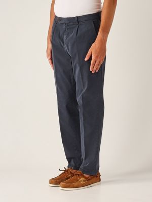 2. Pantalon en tencel et coton extensible pour homme Bleu