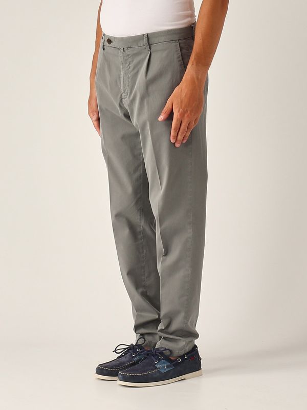2. Pantalon en tencel et coton extensible pour homme Gris Briglia bg21324051