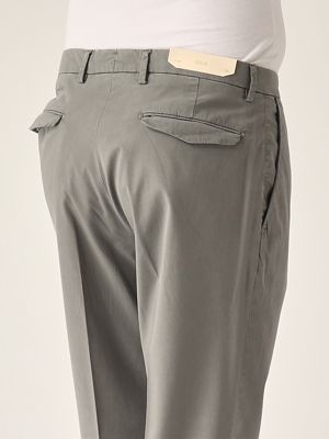 4. Pantalon en tencel et coton extensible pour homme Gris