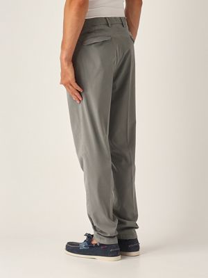 3. Pantalon en tencel et coton extensible pour homme Gris