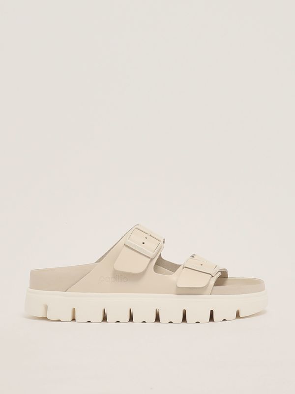 【関税&送料込】Birkenstock Sandalo Arizona In Pelle Scamosc Birkenstock Sandalo in Pelle Arizona Donna Ecru