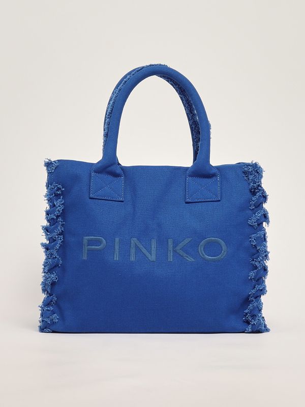 1. Tasche aus Segeltuch Königsblau Pinko 100782a1wq
