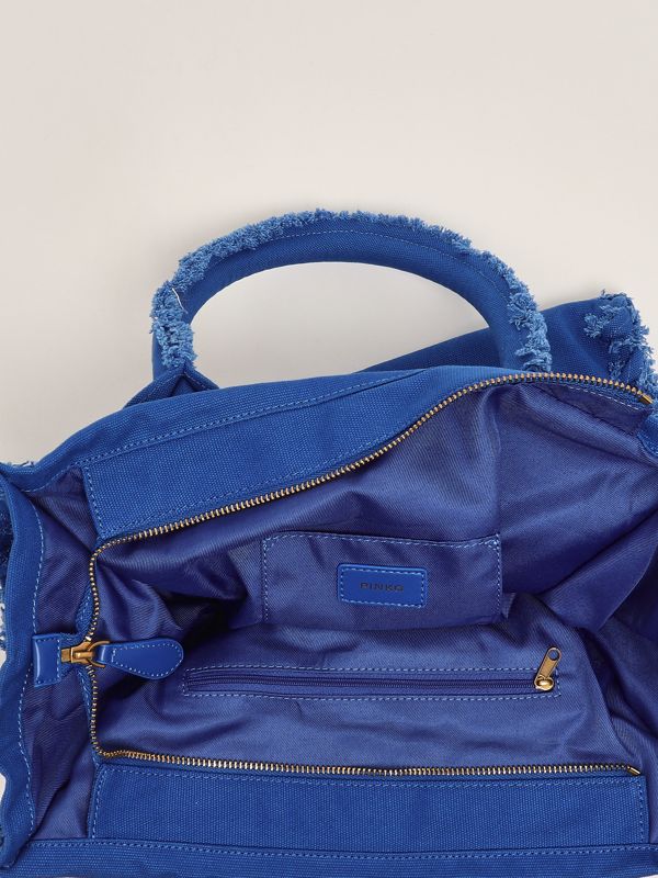 3. Tasche aus Segeltuch Königsblau Pinko 100782a1wq