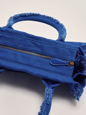 4. Tasche aus Segeltuch Königsblau