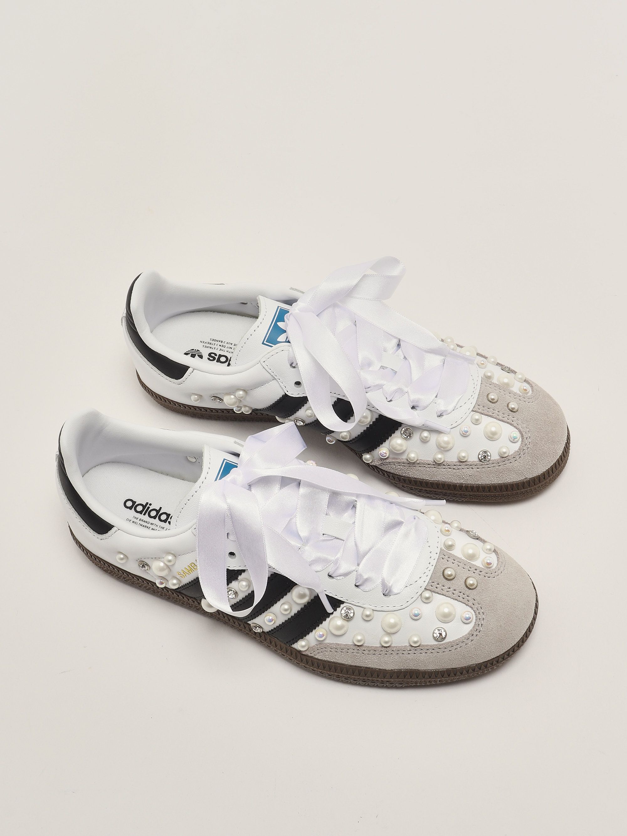 Women's Samba leather sneakers 2009900004758 White