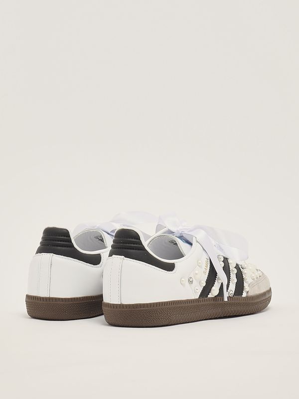 Women's Samba leather sneakers 2009900004758 White