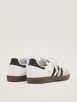 Adidas customized by Seddys Women's Samba leather sneakers - White |  Caposerio.com