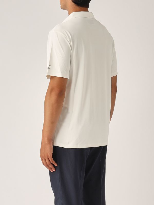3. Men's polo shirt in technical fabric White MC2 Saint Barth chm0001