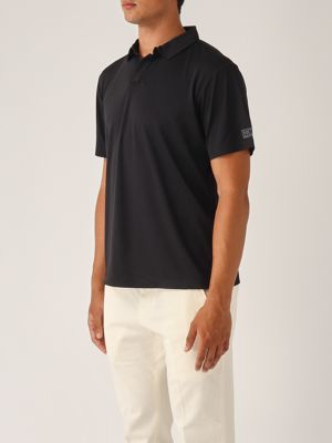 2. Men's polo shirt in technical fabric Black