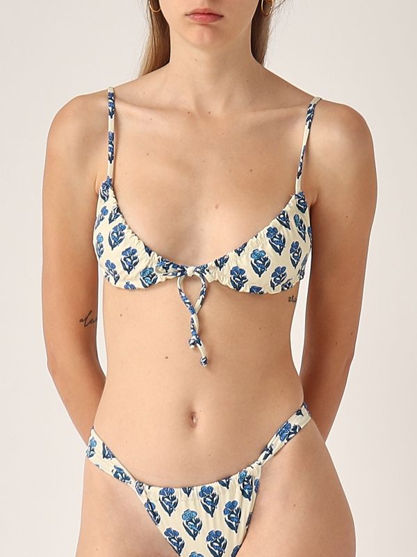 1. Top de mujer Giorgina Blanco-Azul MC2 Saint Barth gio0001