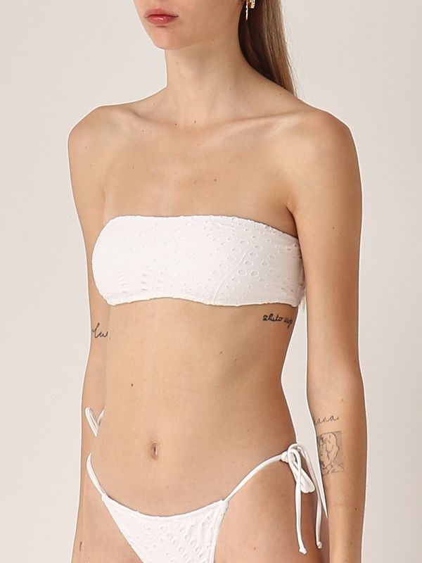 2. Top de mujer Rebby de encaje Blanco MC2 Saint Barth rebb003