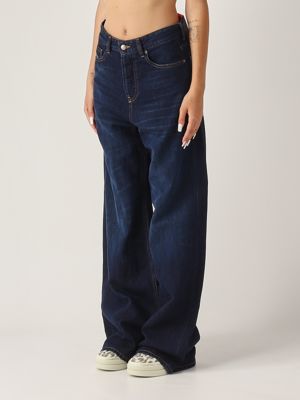 2. 1996 D-Sire women's jeans in cotton and linen Dark Denim