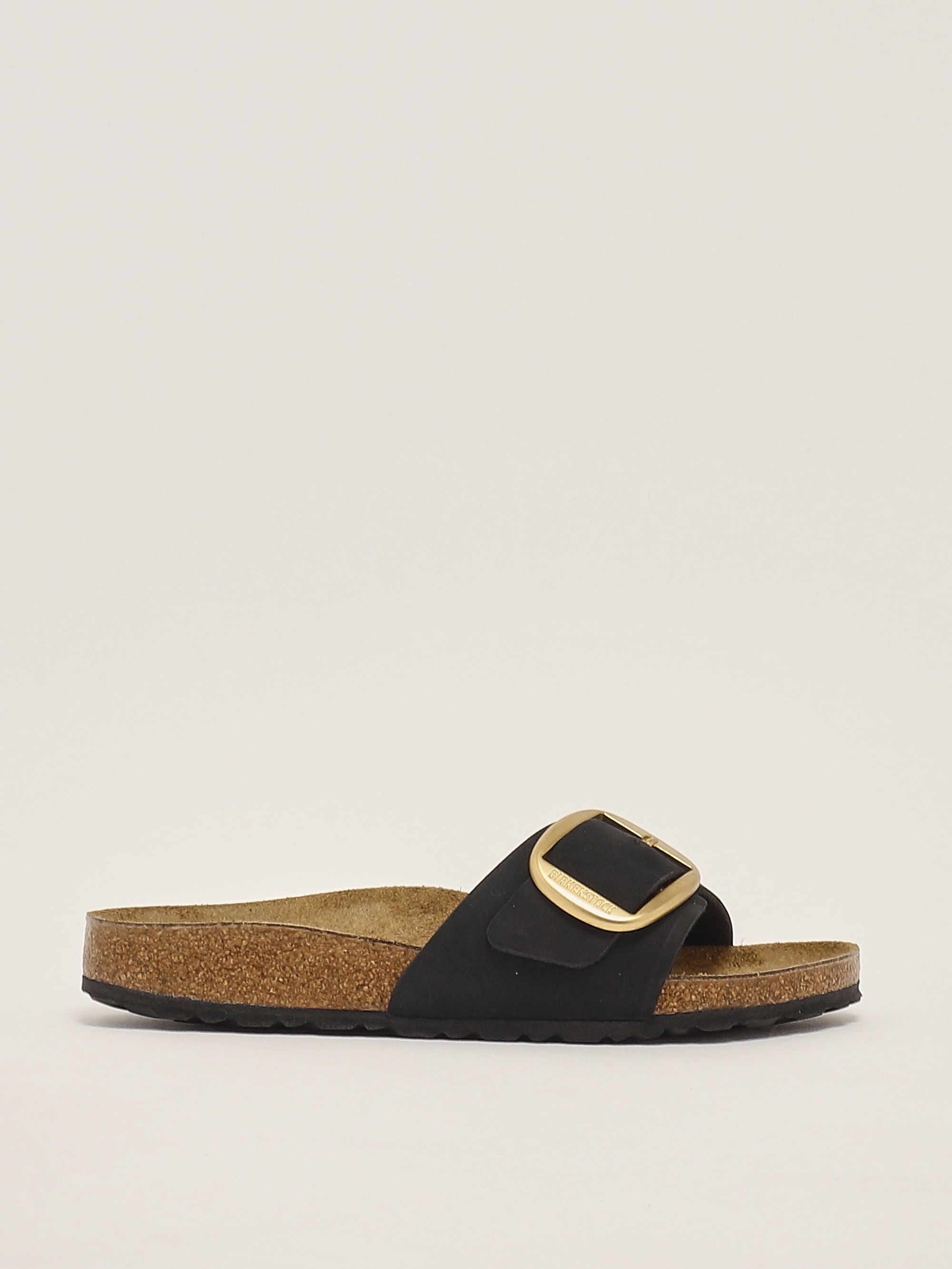 サンダル・ミュール BIRKENSTOCK SANDALO \"MADRID BIG BUCKLE\" (1022650 BLACK) Madrid Big Buckle Oiled Leather Black | BIRKENSTOCK