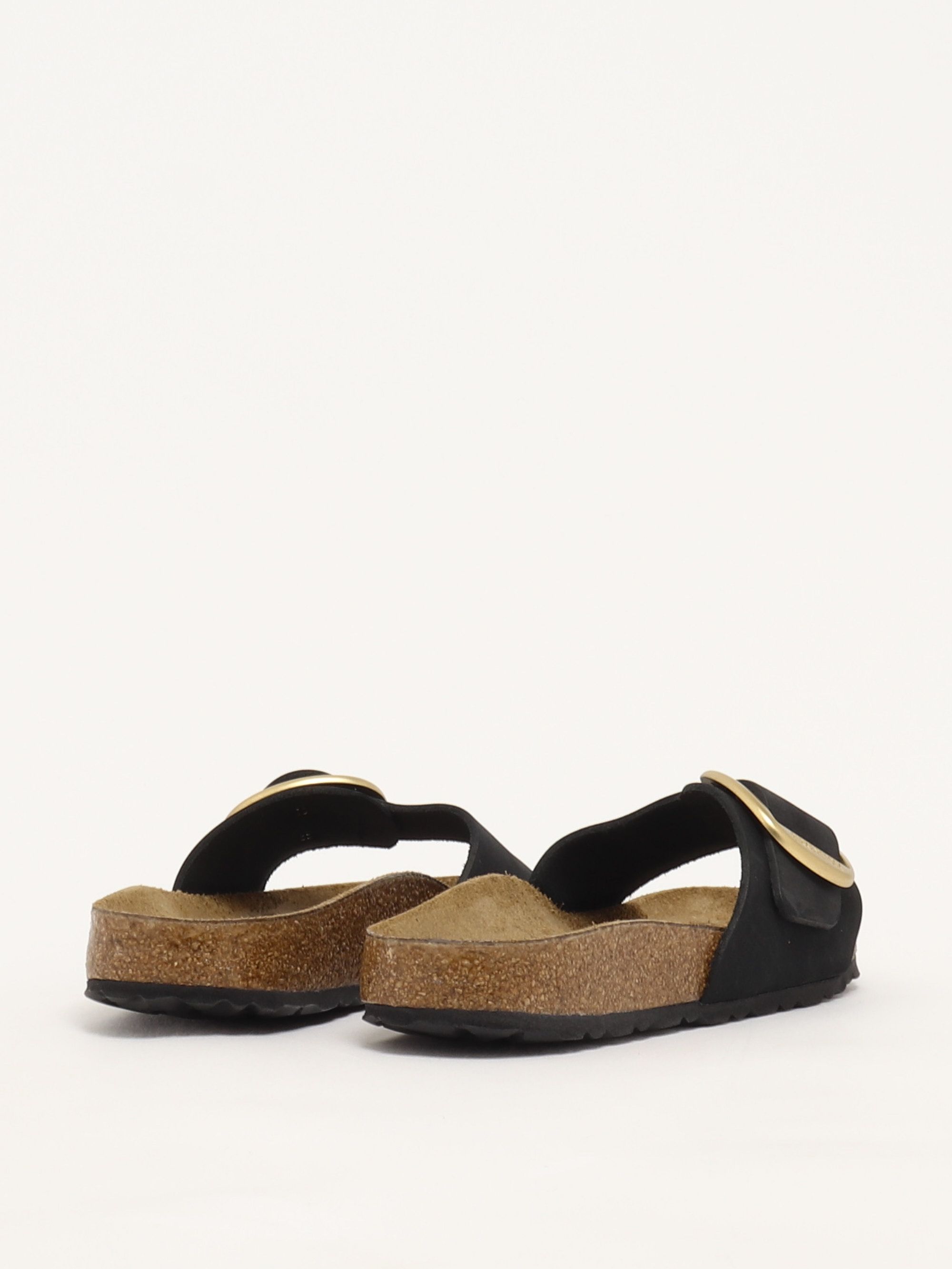 Madrid Big Buckle nubuck leather sandals for women 1023373