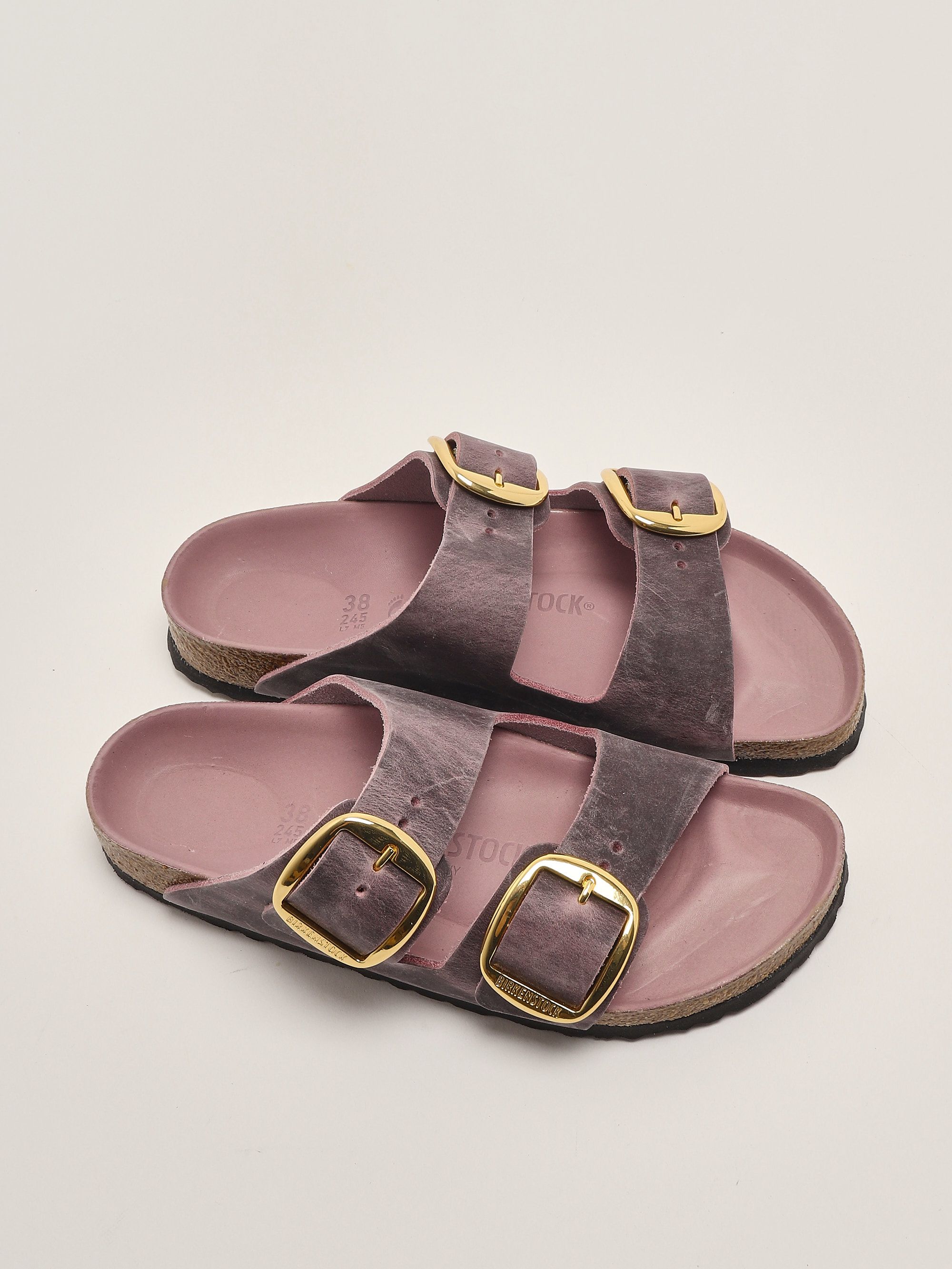 Arizona Big Buckle oiled leather sandals for women 1029267