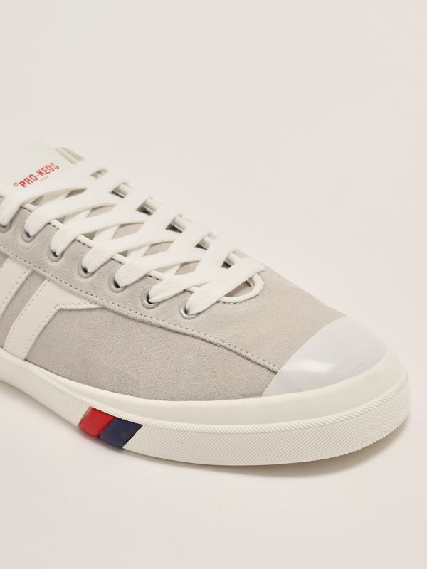 5. Court Ace suede sneakers for men Ash Gray-White Pro-Keds 1949 c225clmsl94x00xw