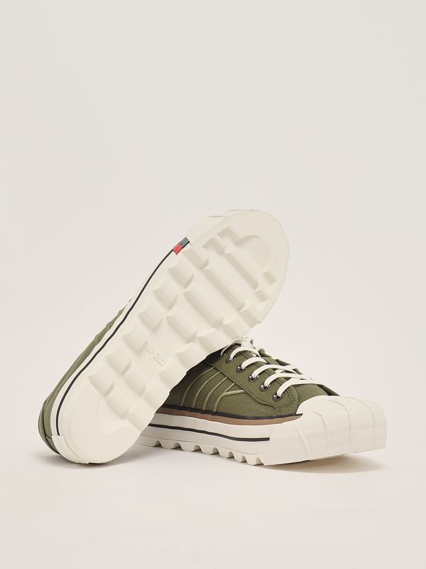 4. Royal Intrepid cotton canvas sneakers for men Moss Green Pro-Keds 1949 i225clmcc815xxxw