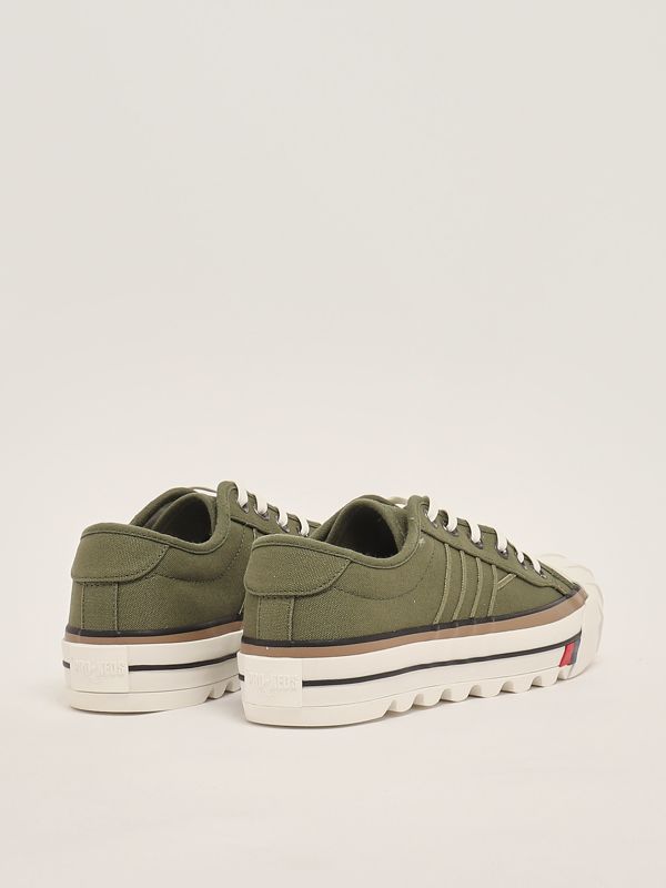 3. Royal Intrepid cotton canvas sneakers for men Moss Green Pro-Keds 1949 i225clmcc815xxxw