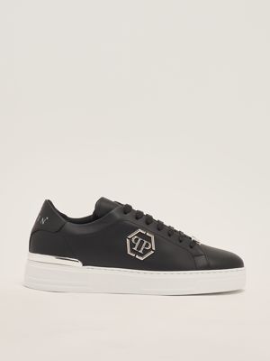 Hogan H580 H Slash leather sneakers with embossed logo for