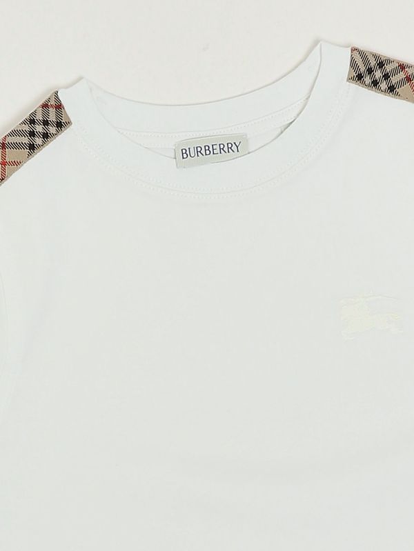 Burberry Kids' cotton T-shirt - White | Caposerio.com