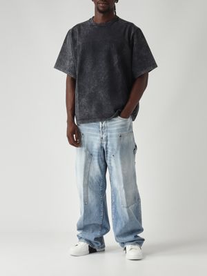 2. Jeans Loose Carpenter en denim de coton pour homme Denim clair Dsquared2 s74lb1747s30839