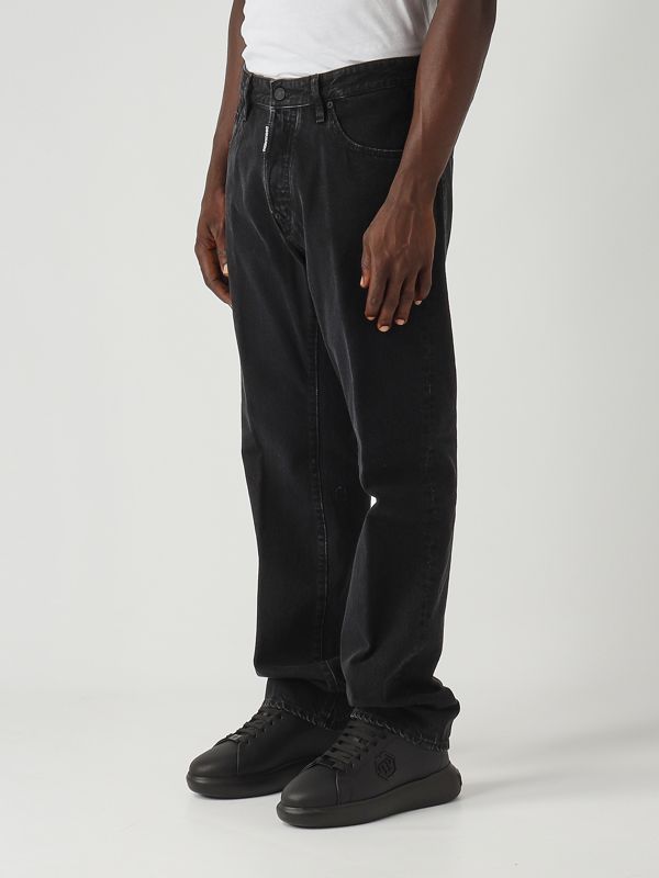 3. Jeans de hombre 642 en denim de algodón Denim Negro Dsquared2 s74lb1767d30015