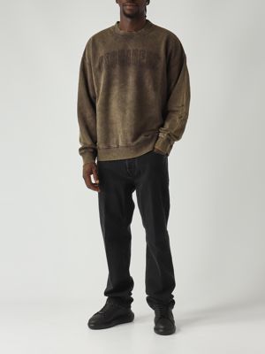 2. Jeans 642 en denim de coton pour homme Denim noir Dsquared2 s74lb1767d30015