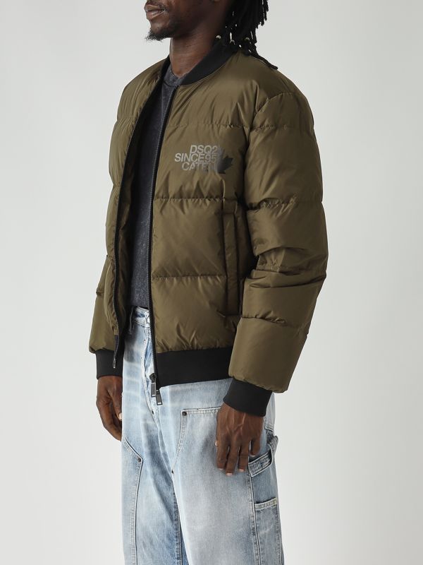 Easy Puffer nylon jacket for men s74am1612s53817 Mud