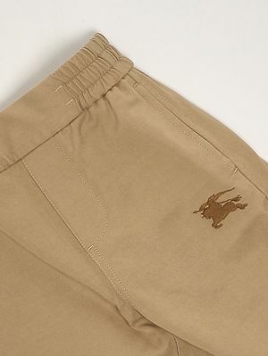 3. Pantalón para recién nacido de mezcla de algodón Beige