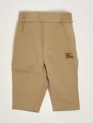 1. Pantalón para recién nacido de mezcla de algodón Beige