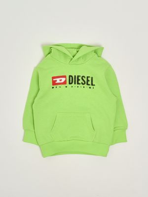 1. Sudadera de niño de mezcla de algodón Verde
