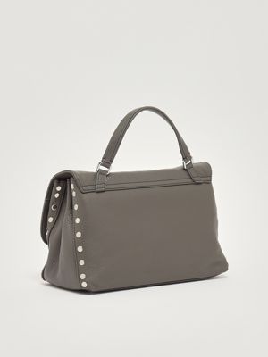 3. Postina Daily S grained leather bag for women Anthracite Zanellato 0680100040000 s