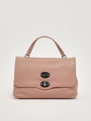 Borsa donna Postina Daily S in pelle martellata Rosa Zanellato