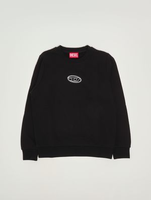 Girls' Svalsy cotton sweatshirt Black Diesel
