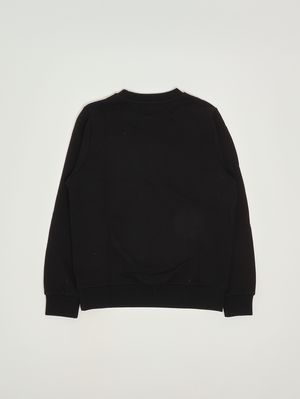 2. Girls' Svalsy cotton sweatshirt Black Diesel j02417kyax3