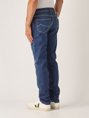 3. Nick slim-fit stretch cotton jeans for men Medium Denim
