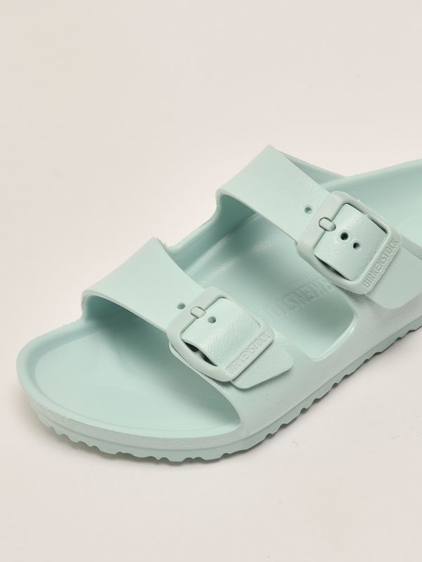 5. Arizona baby girl sandal in Eva rubber Water Green Birkenstock 1026753
