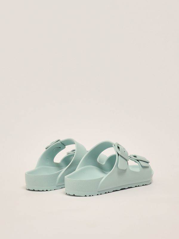 3. Arizona baby girl sandal in Eva rubber Water Green Birkenstock 1026753