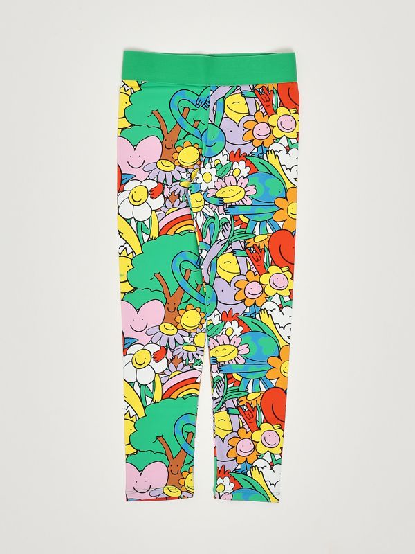 1. Leggings en tissu extensible pour fille Multicolore Stella McCartney tx6a30z3046